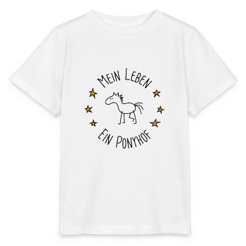 Mein Leben Ein Ponyhof - Stanley/Stella Kinder T-Shirt MINI CREATOR  - Weiß - Vorne - Maike (125cm)