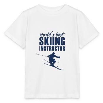 Ski Instructor Skilehrer Ski Coach Skilehrerin Ski - Stanley/Stella MINI CREATOR Kids’ T-Shirt - white - Front - Maike (125cm)