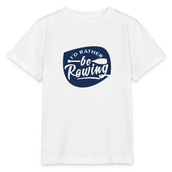 Rame aviron rameur Rameur Rowing - T-shirt bio MINI CREATOR Stanley/Stella Enfant - blanc - Devant - Maike (125cm)