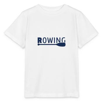 Rowing Rowing Boat Rower Rowing Rowing - Stanley/Stella MINI CREATOR Kids’ T-Shirt - white - Front - Maike (125cm)