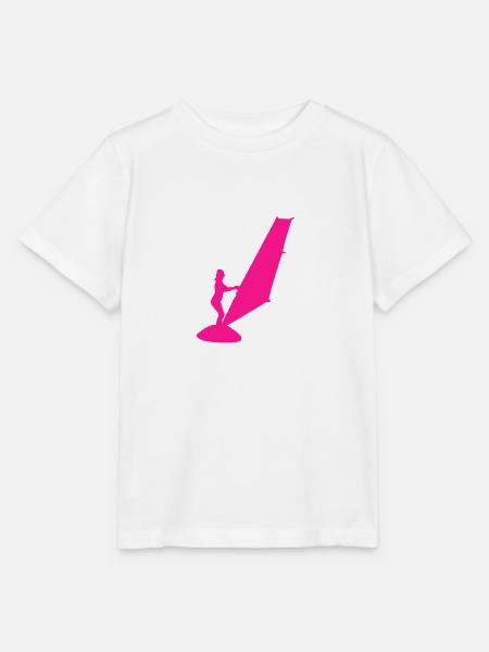 Windsurferin Windsurf Windsurfing - Stanley/Stella Kinder T-Shirt MINI CREATOR - Weiß
