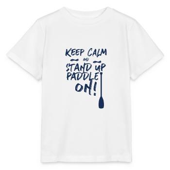 Stand Up Paddler - Stanley/Stella MINI CREATOR Kids’ T-Shirt - white - Front - Maike (125cm)