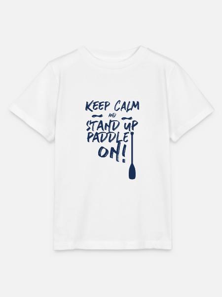 Stand Up Paddler - Stanley/Stella Kinder T-Shirt MINI CREATOR - Weiß