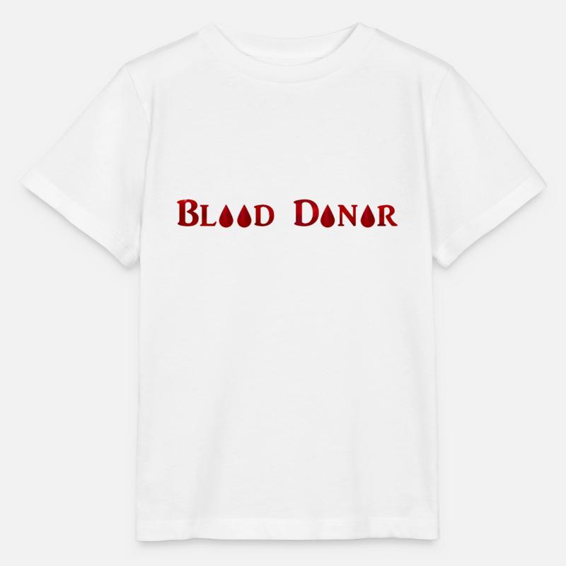 Donneur de sang - T-shirt bio MINI CREATOR Stanley/Stella Enfant - blanc