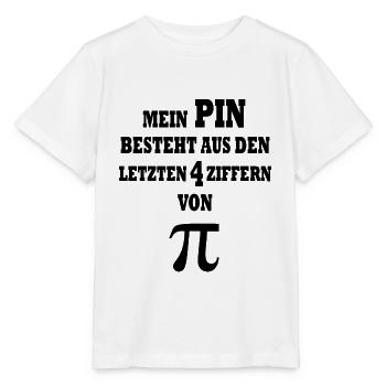 Pi - Stanley/Stella Kinder T-Shirt MINI CREATOR  - Weiß - Vorne - Maike (125cm)