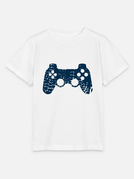 Controller Gaming - Stanley/Stella Kinder T-Shirt MINI CREATOR  - Weiß