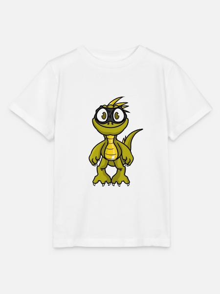 Robber Iguana, Leguan - Stanley/Stella Kinder T-Shirt MINI CREATOR  - Weiß