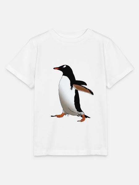 Pinguine leben am Südpol Geschenk für Antarktis - Stanley/Stella Kinder T-Shirt MINI CREATOR  - Weiß