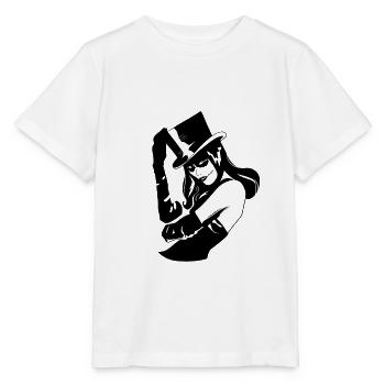 Halloween woman / woman make-up - Stanley/Stella MINI CREATOR Kids’ T-Shirt - white - Front - Maike (125cm)