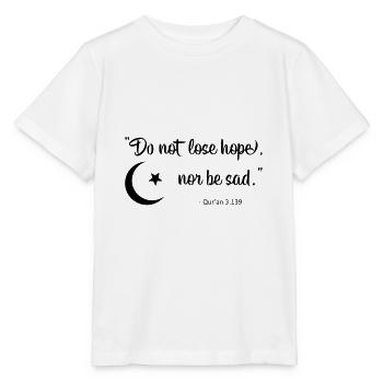 Coran Islam Citation Sure Prière Allah Cadeau Musulman - T-shirt bio MINI CREATOR Stanley/Stella Enfant - blanc - Devant - Maike (125cm)