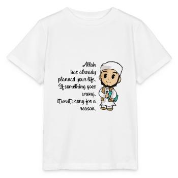 Coran Islam Citation Sure Prière Allah Cadeau Musulman - T-shirt bio MINI CREATOR Stanley/Stella Enfant - blanc - Devant - Maike (125cm)