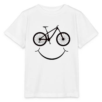 Fahrrad Mountainbike Zweirad Bike Bicycle Geschenk - Stanley/Stella Kinder T-Shirt MINI CREATOR  - Weiß - Vorne - Maike (125cm)