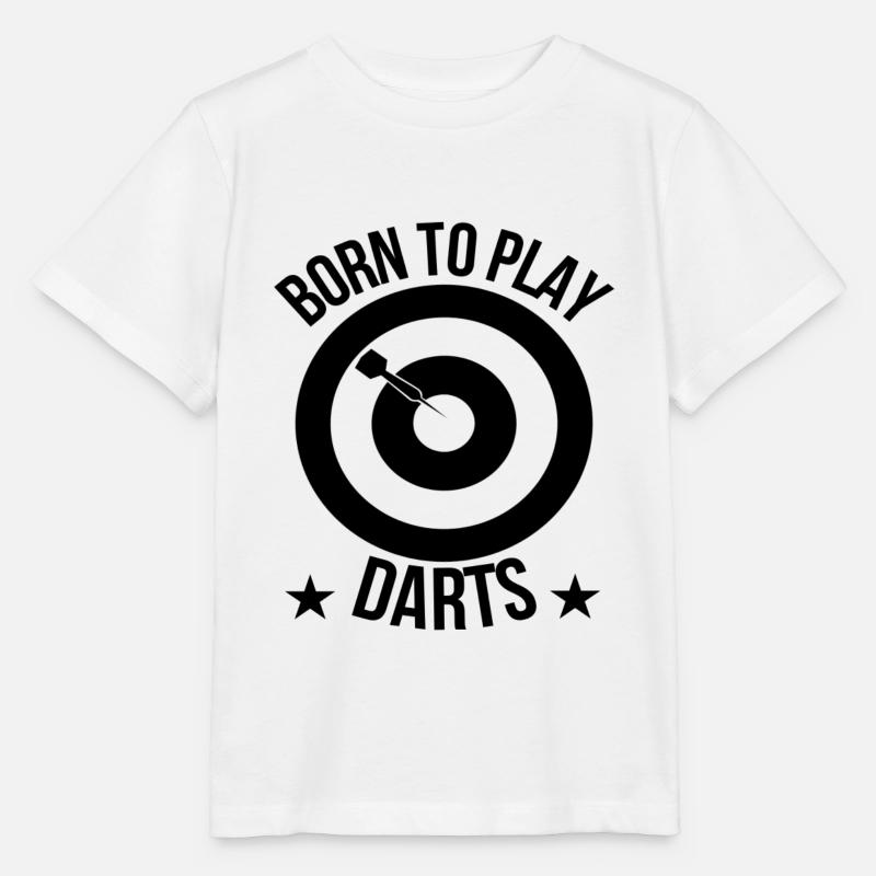 jeu de fléchettes - T-shirt bio MINI CREATOR Stanley/Stella Enfant - blanc