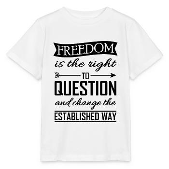freedom - Stanley/Stella MINI CREATOR Kids’ T-Shirt - white - Front - Maike (125cm)