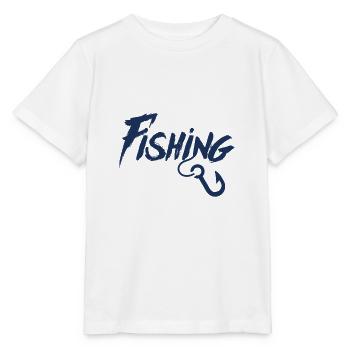 Pêche pêche en haute mer pêche pêche - T-shirt bio MINI CREATOR Stanley/Stella Enfant - blanc - Devant - Maike (125cm)