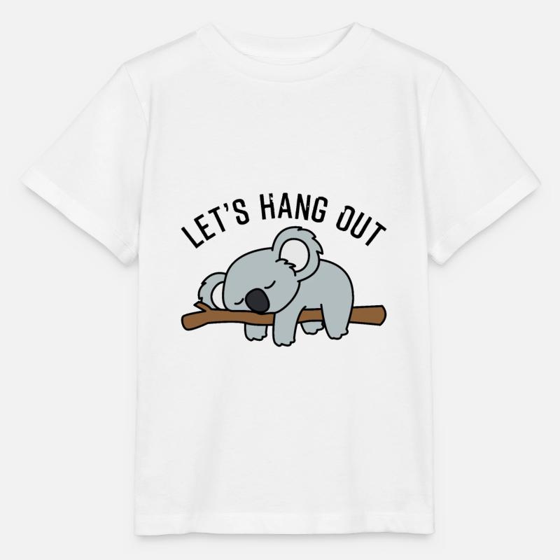 Koala mignon nous allons traîner un cadeau de koala - T-shirt bio MINI CREATOR Stanley/Stella Enfant - blanc