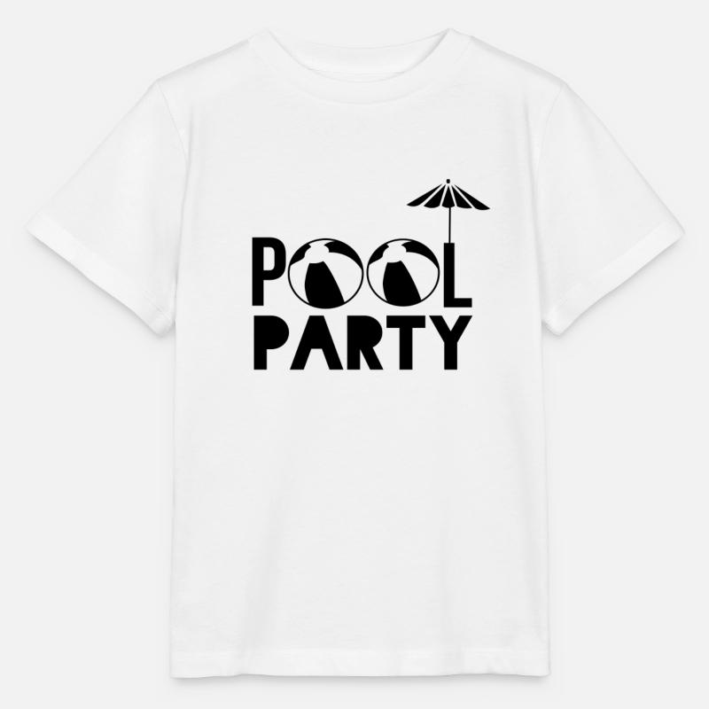 Pool Party - Stanley/Stella Kinder T-Shirt MINI CREATOR - Weiß