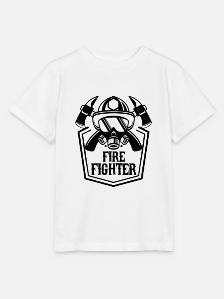Feuerwehrmann Feuerwehrmann Feueraxt Ersthelfer - Stanley/Stella Kinder T-Shirt MINI CREATOR  - Weiß
