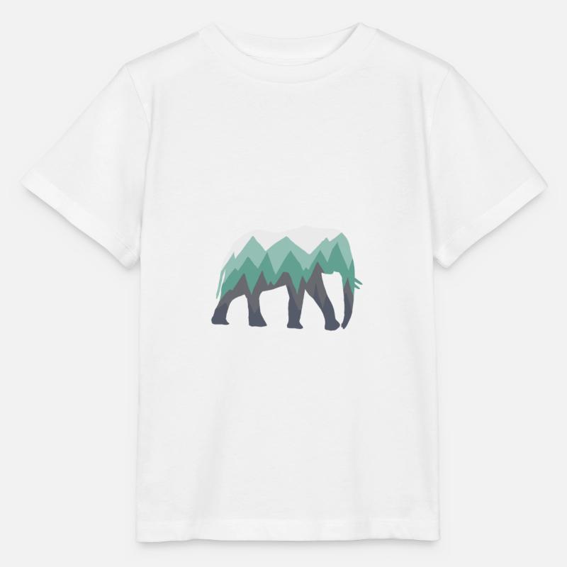 Elefant - Stanley/Stella Kinder T-Shirt MINI CREATOR - Weiß