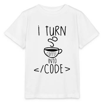 Programmierer - Stanley/Stella Kinder T-Shirt MINI CREATOR  - Weiß - Vorne - Maike (125cm)