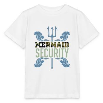 Meerjungfrau Beschützer Security - Stanley/Stella Kinder T-Shirt MINI CREATOR  - Weiß - Vorne - Maike (125cm)