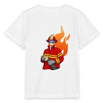 Firefighter Firefighter - Stanley/Stella MINI CREATOR Kids’ T-Shirt - white - Front - Maike (125cm)