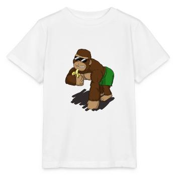 Cool monkey - Stanley/Stella MINI CREATOR Kids’ T-Shirt - white - Front - Maike (125cm)
