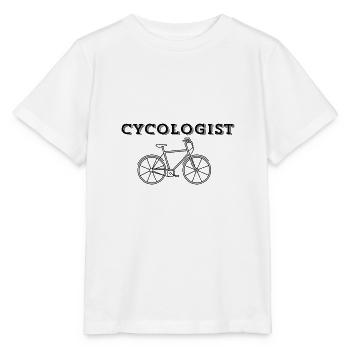 cycler bike - Stanley/Stella MINI CREATOR Kids’ T-Shirt - white - Front - Maike (125cm)