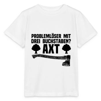 lumberjack - Stanley/Stella MINI CREATOR Kids’ T-Shirt - white - Front - Maike (125cm)