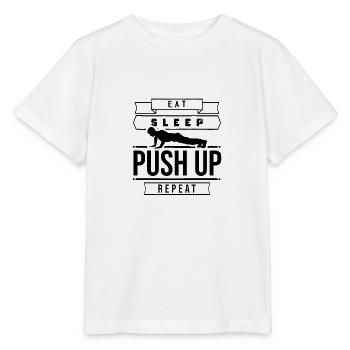 Push-ups Push-ups Sixpack Push-ups Sport - Stanley/Stella MINI CREATOR Kids’ T-Shirt - white - Front - Maike (125cm)