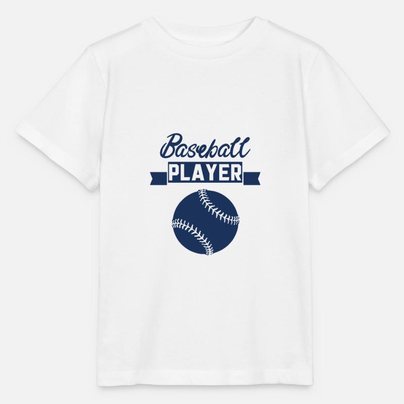 Baseball Baseball Baseball Baseball - T-shirt bio MINI CREATOR Stanley/Stella Enfant - blanc