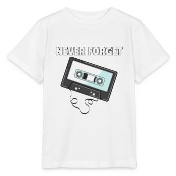 Cassette cassette audio cassette audio cadeau des années 80 - T-shirt bio MINI CREATOR Stanley/Stella Enfant - blanc - Devant - Maike (125cm)