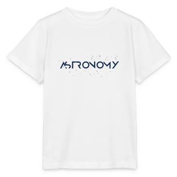 Système solaire Astronomie - T-shirt bio MINI CREATOR Stanley/Stella Enfant - blanc - Devant - Maike (125cm)