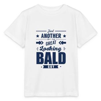 Glatzen Glatzkopf Kein Haar Glatze Keine Haare - Stanley/Stella Kinder T-Shirt MINI CREATOR  - Weiß - Vorne - Maike (125cm)
