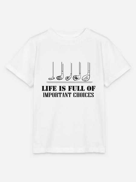 Golfschläger - Stanley/Stella Kinder T-Shirt MINI CREATOR - Weiß