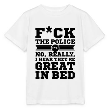 police - T-shirt bio MINI CREATOR Stanley/Stella Enfant - blanc - Devant - Maike (125cm)