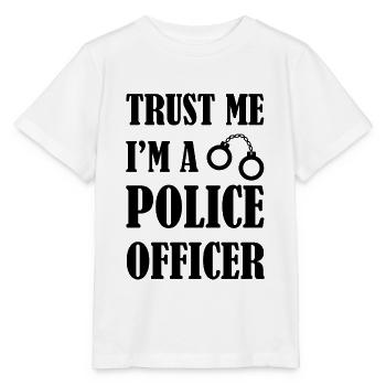 police - Stanley/Stella MINI CREATOR Kids’ T-Shirt - white - Front - Maike (125cm)