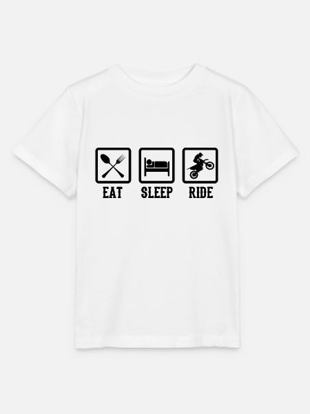 Motorrad - Stanley/Stella Kinder T-Shirt MINI CREATOR - Weiß