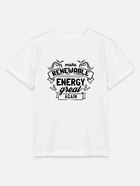 Erneuerbare Energie - Stanley/Stella Kinder T-Shirt MINI CREATOR - Weiß
