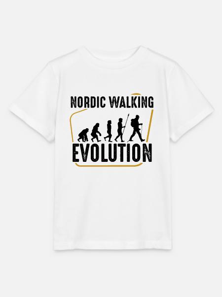 Nordic Walking - Stanley/Stella Kinder T-Shirt MINI CREATOR - Weiß