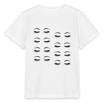 Eyes Eyes Eyes Eyes - Stanley/Stella MINI CREATOR Kids’ T-Shirt - white - Front - Maike (125cm)