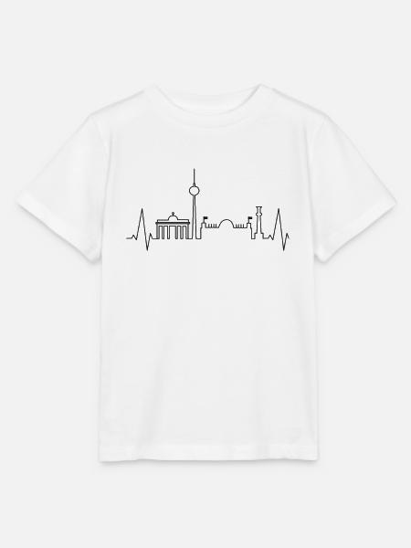 Berlin Herzschlag - Stanley/Stella Kinder T-Shirt MINI CREATOR - Weiß