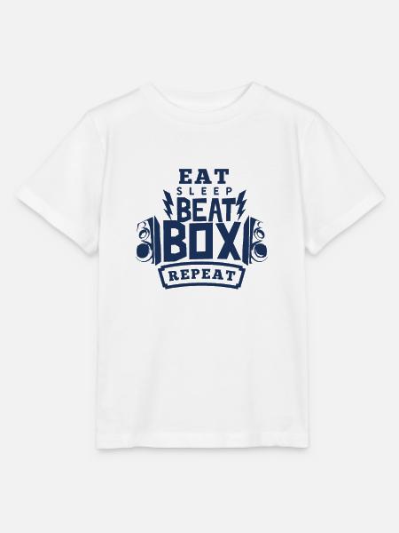 Beatbox - Stanley/Stella Kinder T-Shirt MINI CREATOR - Weiß