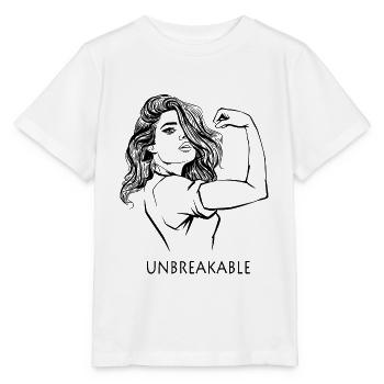Women Unbreakable - Stanley/Stella MINI CREATOR Kids’ T-Shirt - white - Front - Maike (125cm)