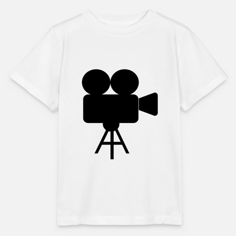cameraman - T-shirt bio MINI CREATOR Stanley/Stella Enfant - blanc