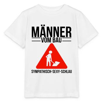Bauarbeiter - Stanley/Stella Kinder T-Shirt MINI CREATOR  - Weiß - Vorne - Maike (125cm)