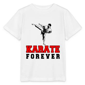Karaté Pour Toujours - T-shirt bio MINI CREATOR Stanley/Stella Enfant - blanc - Devant - Maike (125cm)