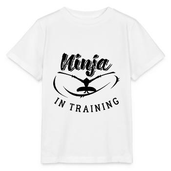 Ninja In Training Ninjutsu Sport Gift - Stanley/Stella Kinder T-Shirt MINI CREATOR  - Weiß - Vorne - Maike (125cm)