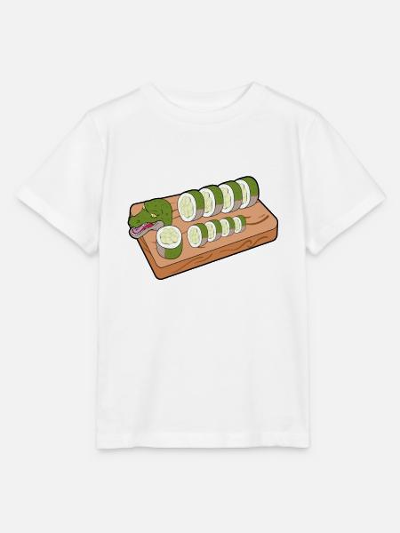 Sushi Rolle Drache - Stanley/Stella Kinder T-Shirt MINI CREATOR  - Weiß