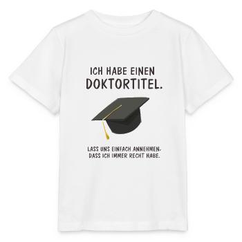 Doktortitel - Stanley/Stella Kinder T-Shirt MINI CREATOR  - Weiß - Vorne - Maike (125cm)